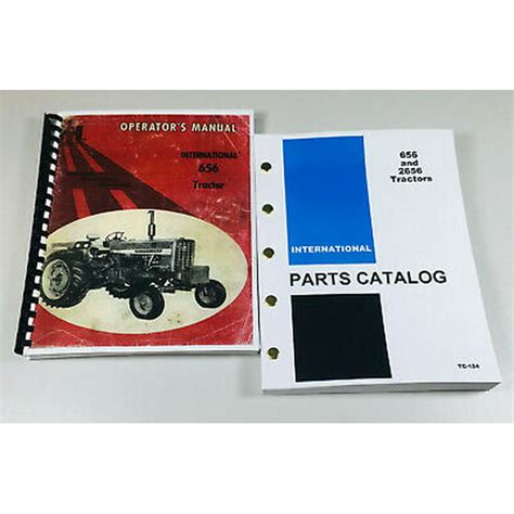 Set International Farmall 656 Tractor Owner Operator Parts Manuals