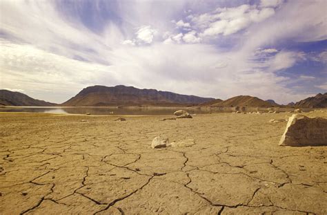 Gamskapoortdam Dry Lands Little Karoo South Africa Stock Photo