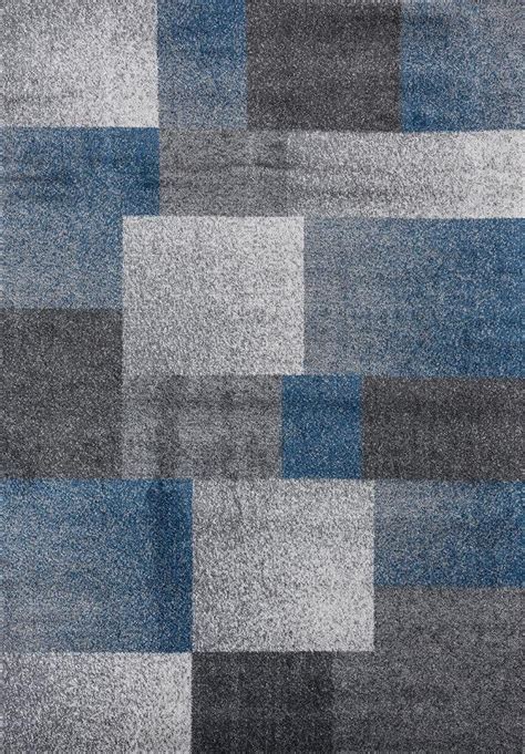 3705 Blue 8x11 Area Rug Modern Carpet Large New Modern Carpet
