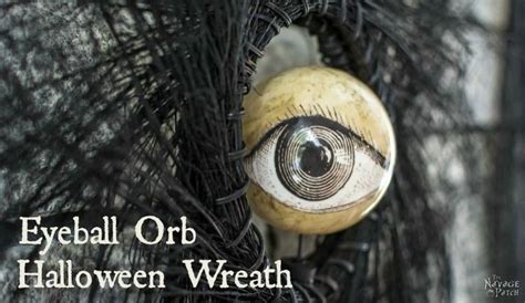 Eyeball Orb Halloween Wreath Halloween Eyeballs Halloween Wreath