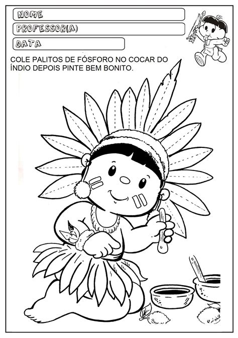 Atividade Do Indiozinho Educação Infantil