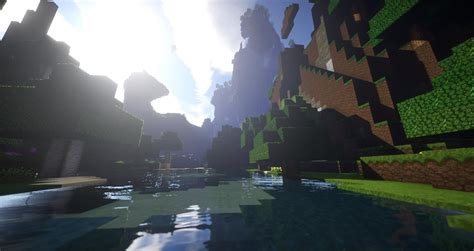 Minecraft Gameplay Minecraft Render Screen Shot Lake Hd Wallpaper