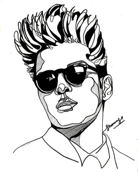 Bruno Mars Drawing at GetDrawings | Free download