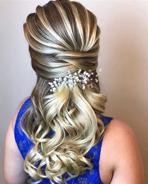 Descubra Image Penteado Cabelo Longo Madrinha Casamento Thptnganamst Edu Vn