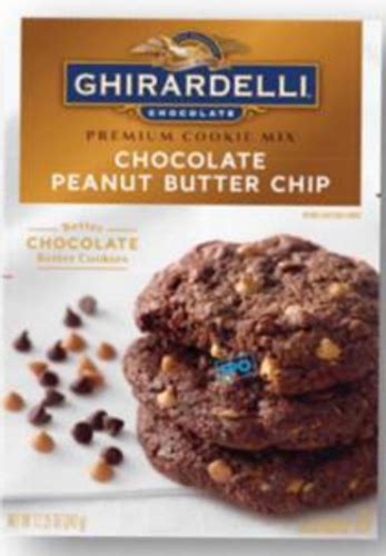 Ghirardelli Chocolate Peanut Butter Chip Cookie Mix 1225 Oz Marianos