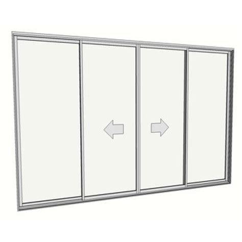 2400 X 3588 4 Panel Sliding Door