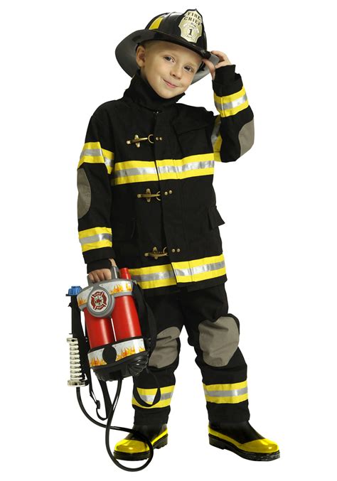 Boys Black Fireman Costume Halloween Costume Ideas 2022