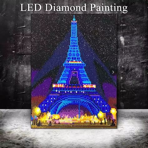 Sparkly Selections Eiffel Tower Pre Framed Diamond Painting Kit With