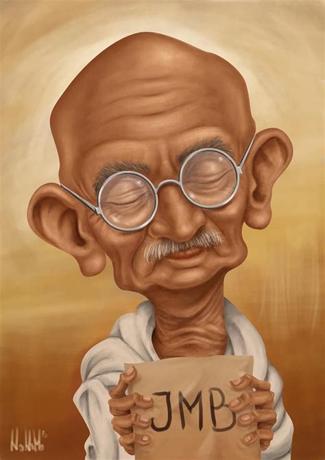 Mahatma Gandhi Caricature Historical Figures Historical