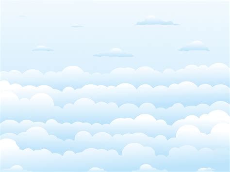 Clear Sky Clouds Backgrounds Nature Templates Free Ppt