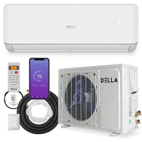 Buy DELLA 12000 BTU Wifi Enabled Mini Split Air Conditioner Heater