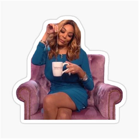 Wendy Williams Tea Sticker For Sale By Kmfranks Redbubble