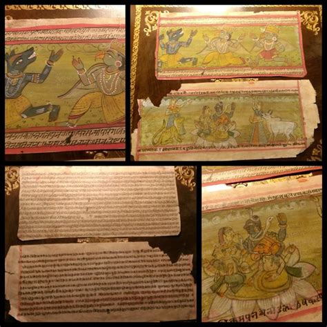 India Antique Manuscripts With Antique Paintings Of Catawiki