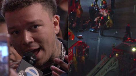 multiple injuries reported at rapper phora s hollywood and highland event