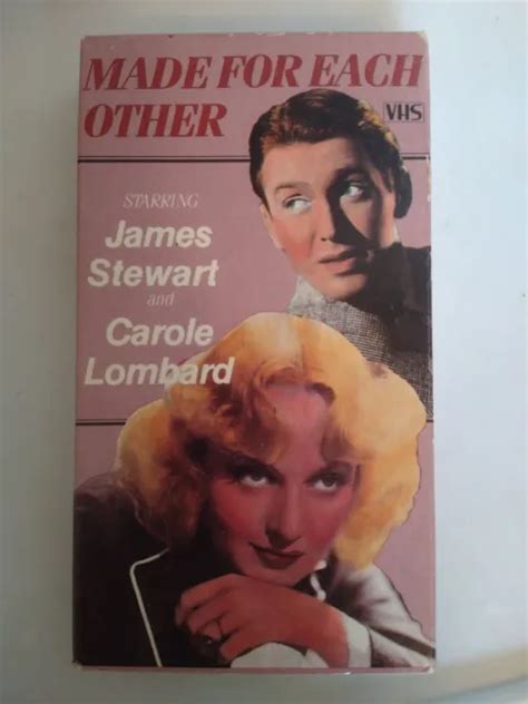MADE FOR EACH Other 1939 VHS James Stewart Carole Lombard 3 88