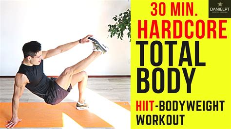 30 minute hardcore total body hiit workout home bodyweight workout youtube