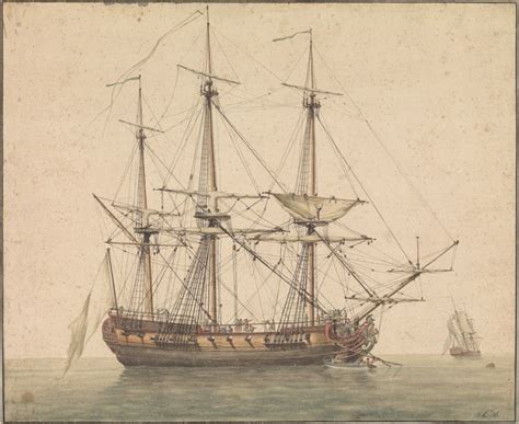 French Frigate Ab 1780 National Maritime Museum Sailing Ships Ship