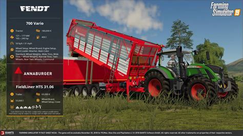 Fs19 Fact Sheet 10 1 Farming Simulator 19 17 15 Mod