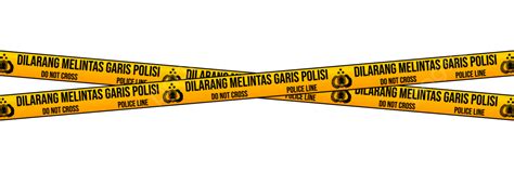 Clipart Ilustrasi Vektor Garis Polisi 2 Garis Polisi Polisi