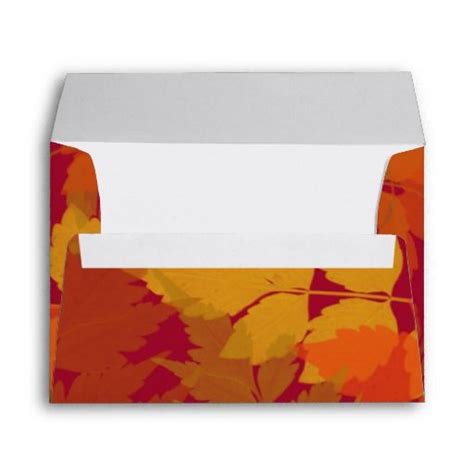 Autumn Leaf Collage Envelopes Are A Beautiful Fall Design Leaf