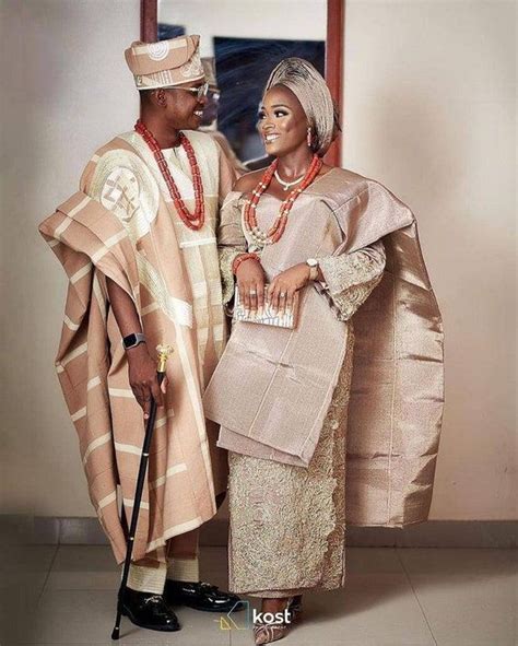 Rose Gold Nigerian Aso Oke Traditional Wedding Attireaso Etsy Uk Nigerian Traditional