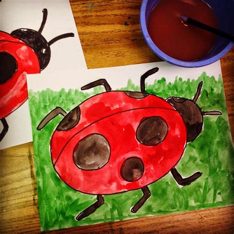 Ladybug Painting Art Projects For Kids