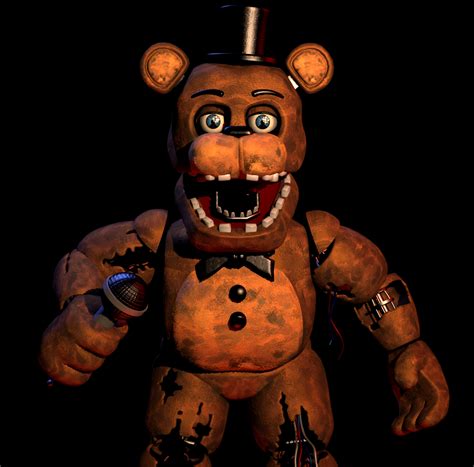 Sfm Withered Freddy Render Model By Scott Cawthonstee