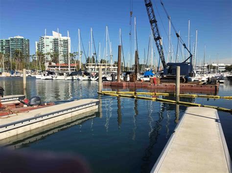 Work Continues at Marina del Rey Marina | Marina Dock Age