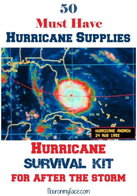 These are the items we suggest. 50 Must Have Hurricane Supplies