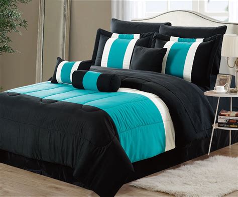 The attractive comforter is oversized to drape beautifully. Empire Home 8-Piece Oversized Comforter Set Bedding with ...