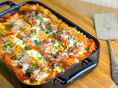This meal can take place any time from the evening of christmas eve to the evening of christmas day itself. Holiday Lasagna - The Midnight Baker