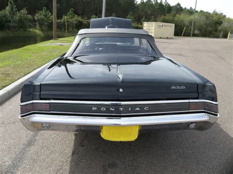 Restored 1965 Pontiac Gto Convertible Tripower 4 Speed Black Phs Documented