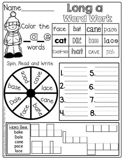 Cvce Words Worksheet