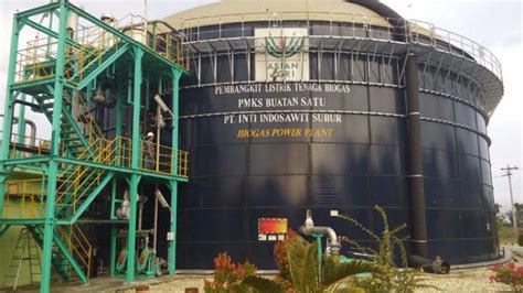 Pembangkit Listrik Biogas Dari Limbah Sawit Pak Tani Digital