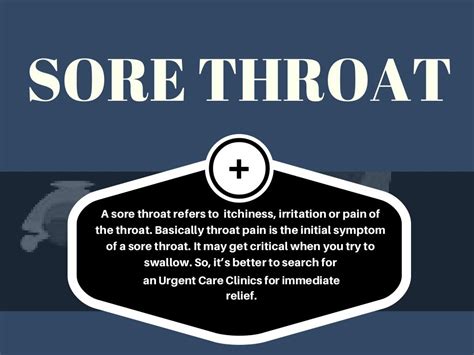 Consult An Urgent Care Clinic For Sore Throat Treatment