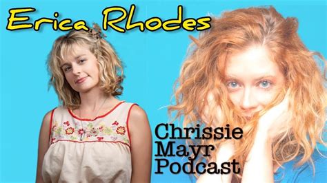 Live Chrissie Mayr Podcast With Comedian Erica Rhodes Youtube