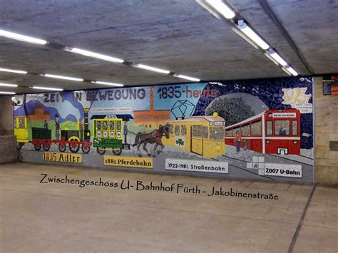 Der bahnhof fürth ist der bahnhof von fürth in hessen. U-Bahnhof Fürth, Jakobinenstraße Foto & Bild | world ...