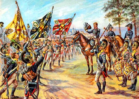 Baden Line Infantry During The Napoleonic War Napoleonic War Art