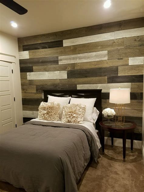 This is a mix of 3 Faux Logic Designs colors. | Wood accent wall ...