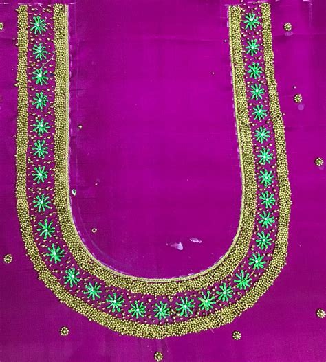 Bridal Blouse With Bead Work