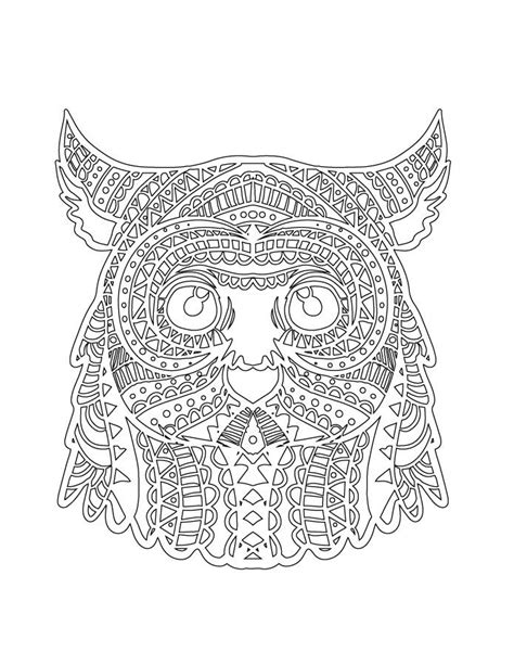 Mandala Online Coloring Adult Coloring Pages Owl Colours Adult