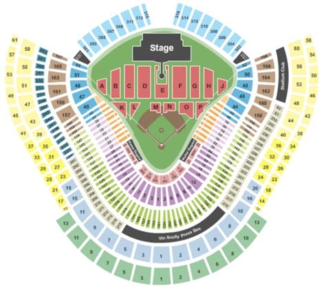 Dodger Stadium Concert Seating Chart With Seat Numbers Cabinets Matttroy