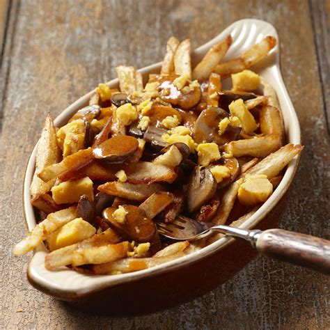 Poutine is a canadian dish of french fries and fresh cheese curds, covered with brown gravy or sauce. The Ultimate Allergy-Friendly Poutine