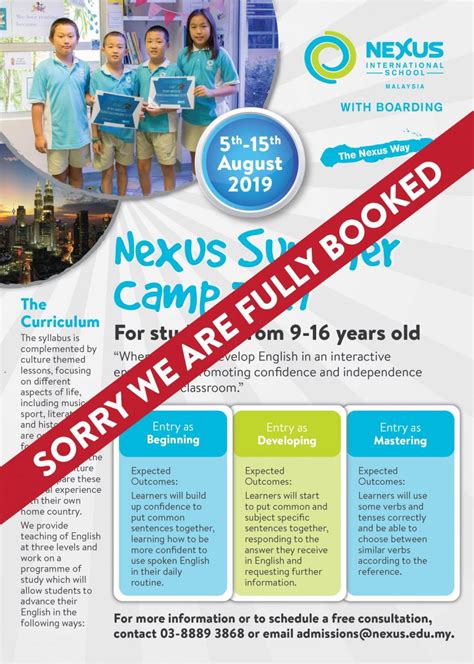 Nexus Summer Camp 2019 Nexus International School Malaysia