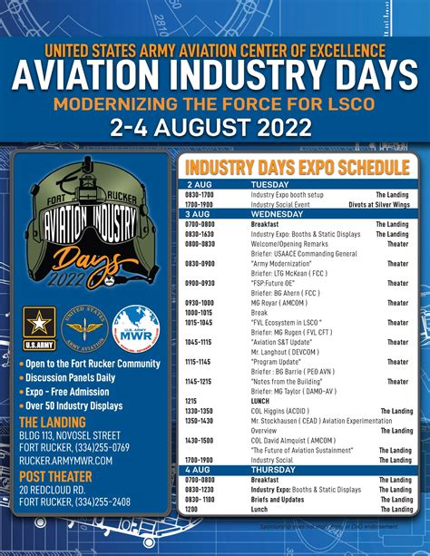 Aviation Industry Days 2022 Ft Rucker Us Army Mwr