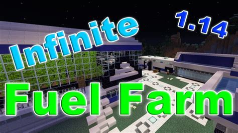 Minecraft Automatic Infinite Fuel Farm Easy Redstone Tested