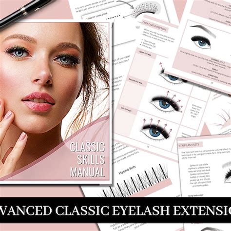 Classic Eyelash Extension Training Manual Instant Download Etsy