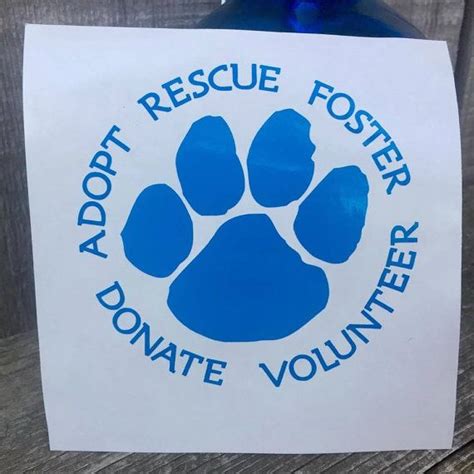 Adopt Rescue Foster Donate Volunteer Animal By Hummingbirdvinyl