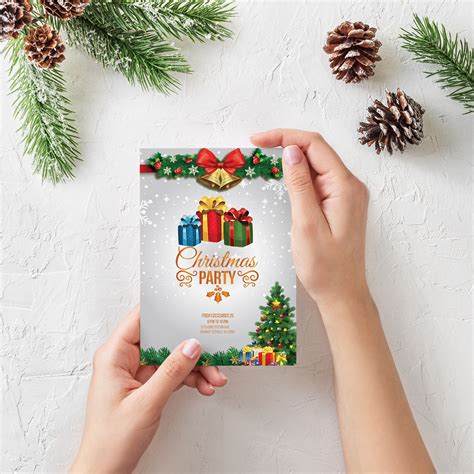 The cute, the rad & the lovely. Christmas Invitation Card design on Behance