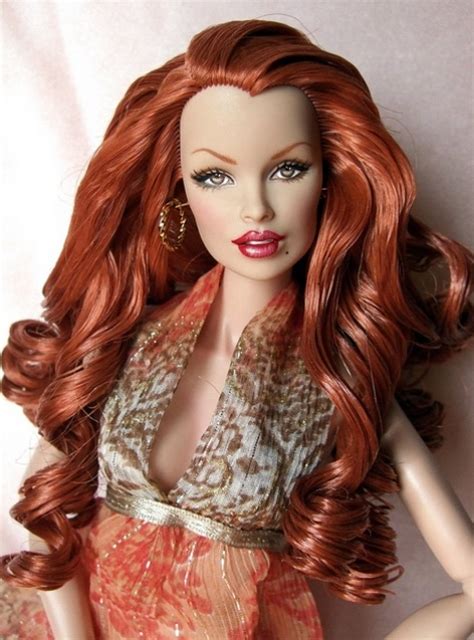 Redhead This One Is Gorgeous B Beautiful Barbie Dolls Glamour Dolls